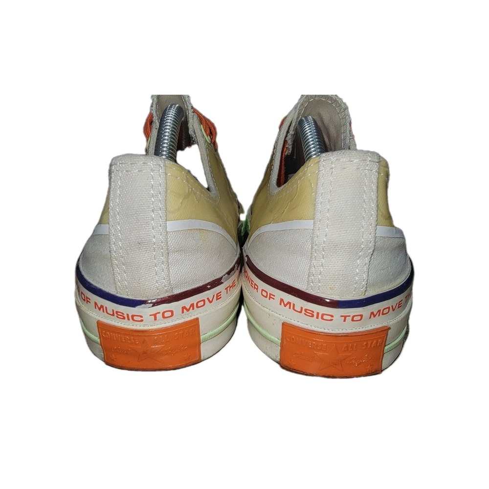 Converse x Pigalle Chuck Taylor All-Star 70s OX White/Lime Green/Cream Men's 9.5 - Picture 11 of 13